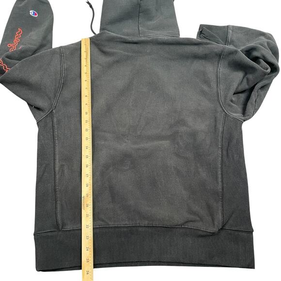 Champion x Cobra Kai Collab Pullover Hoodie No Mercy L Reverse Weave Sun Faded - Picture 8 of 10